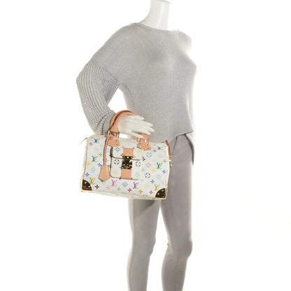 Louis Vuitton Monogram Multicolor Speedy 30 White 2 of 7