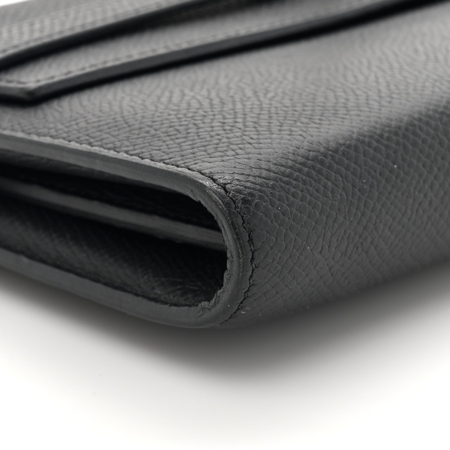 Hermes Epsom Kelly Longue Wallet Black 11 of 14