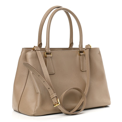 Prada Saffiano Galleria Double Zip Tote Orchidea 3 of 17