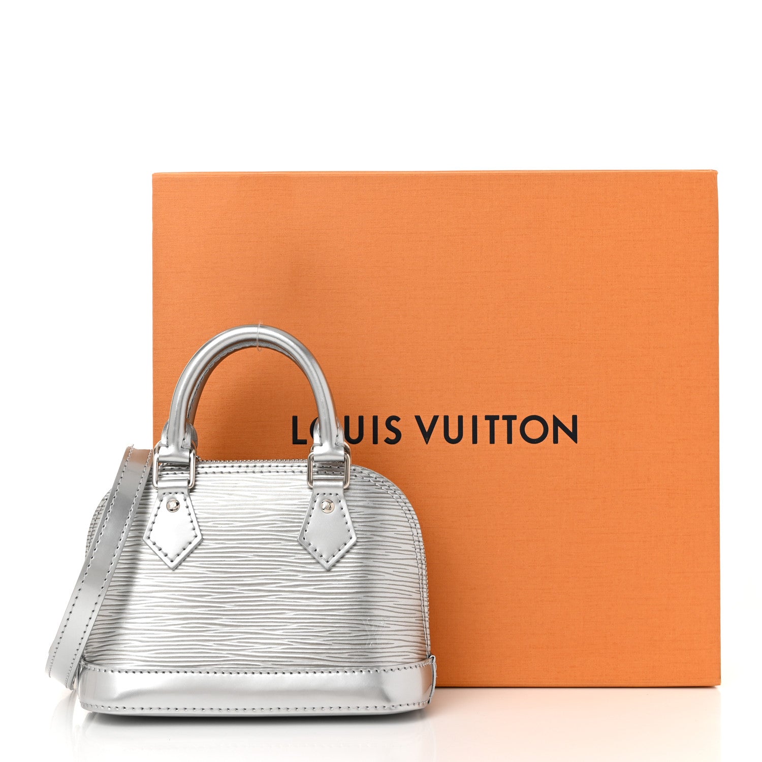 Louis Vuitton Epi Nano Alma Metallic Silver 10 of 10