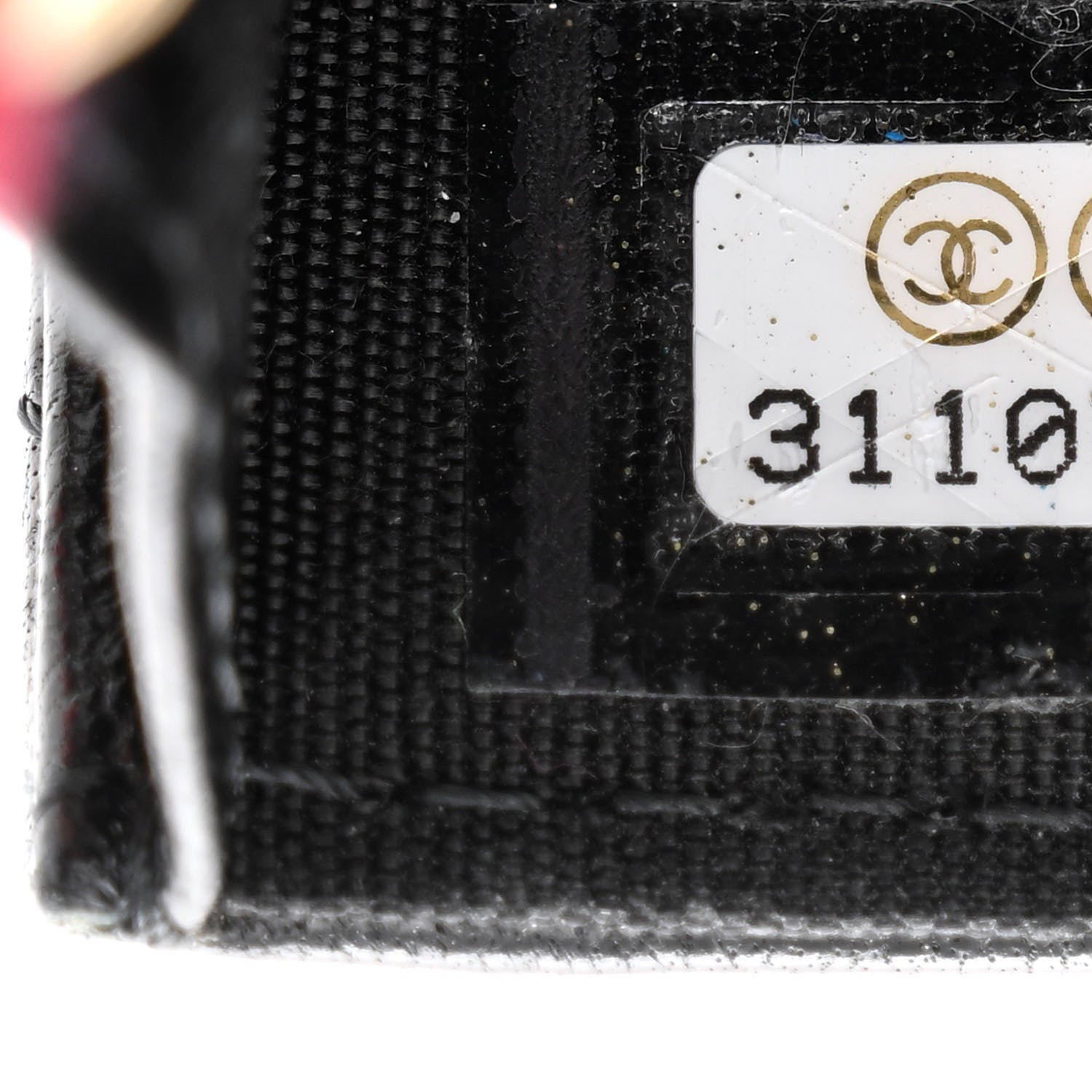 Chanel Shiny Lambskin Ribbon Quilted Flap Belt Bag Black 8 of 12