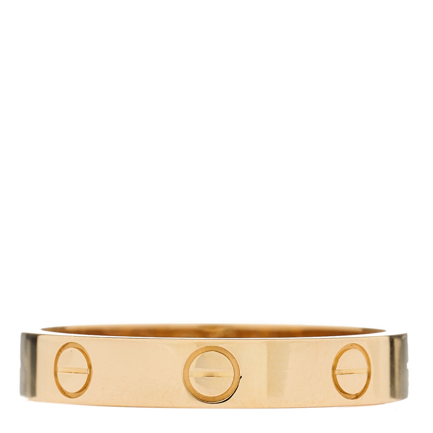 Cartier 18K Yellow Gold 3.5mm LOVE Wedding Band Ring 57 8 1 of 4