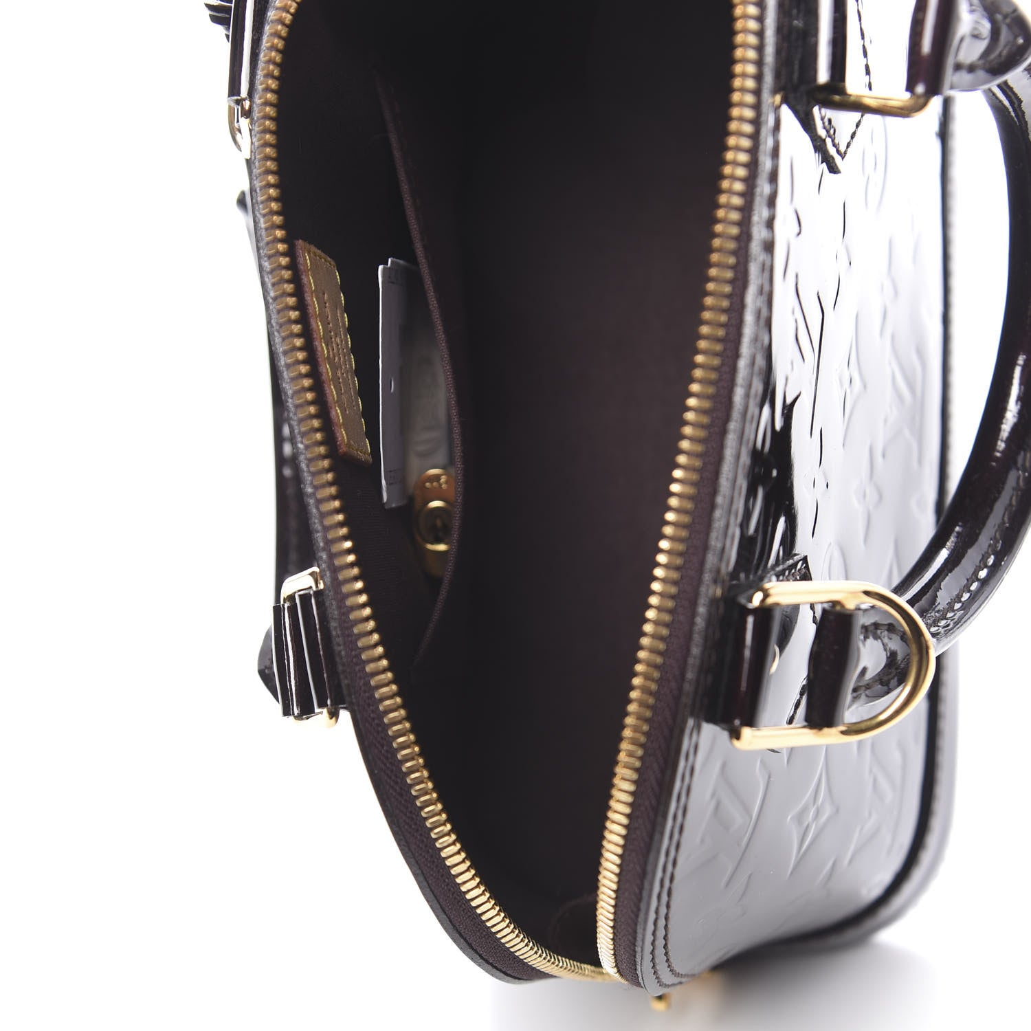 Louis Vuitton Vernis Alma BB Amarante 6 of 10