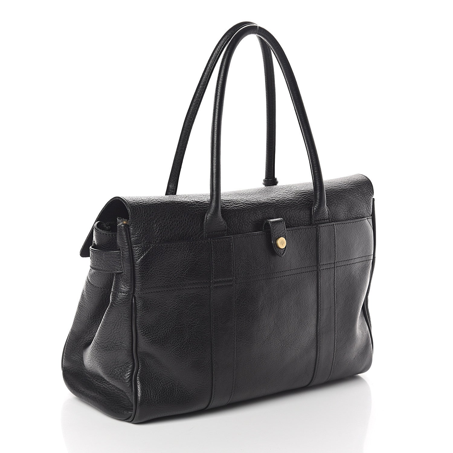 Mulberry Natural Leather Small Bayswater Black 2 of 9
