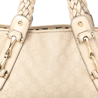 Gucci Guccissima Small Pelham Shoulder Bag Off White 10 of 12