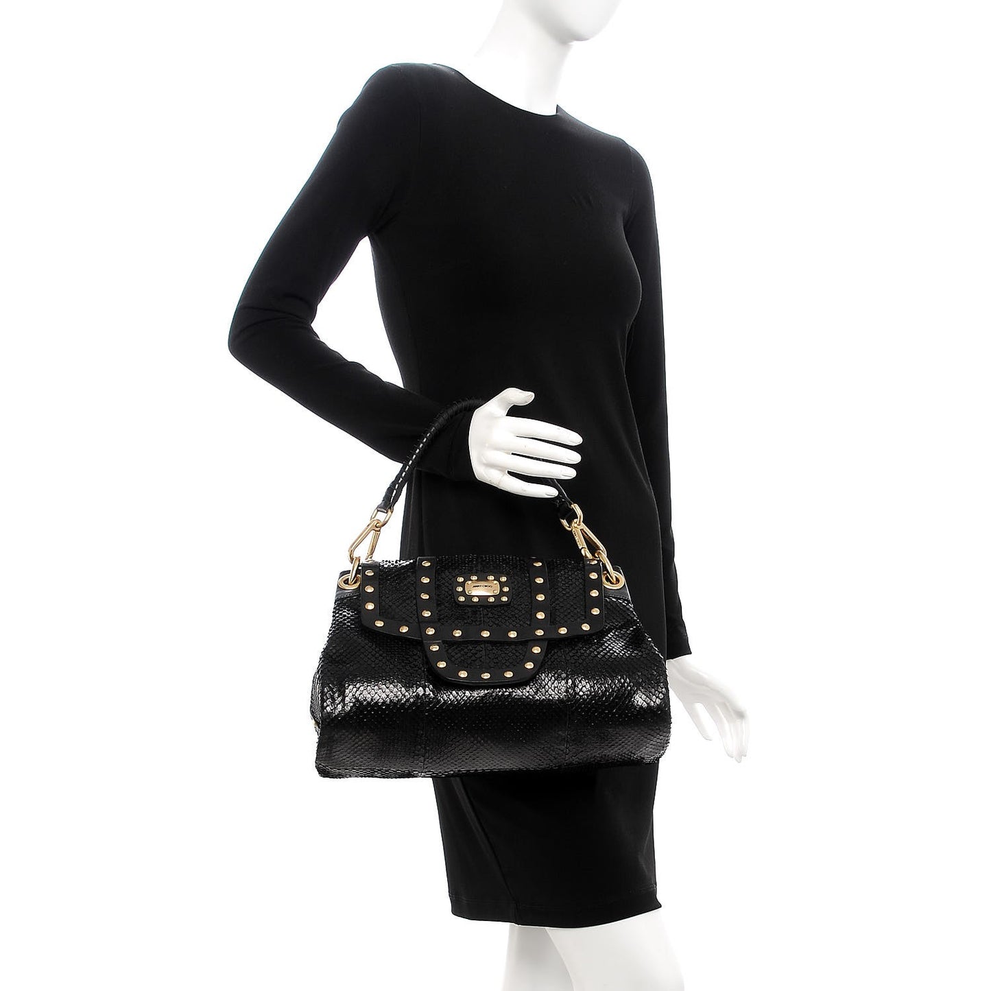Anaconda Katy Flap Satchel Black