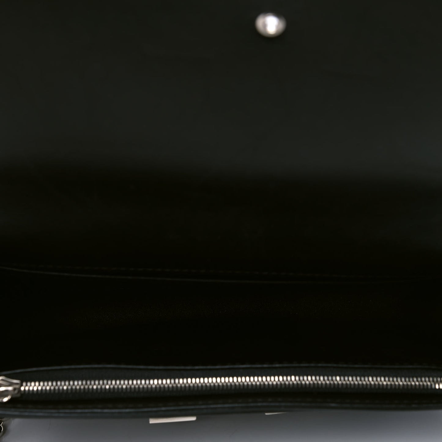 Sequin Calfskin Chain Louise GM Black