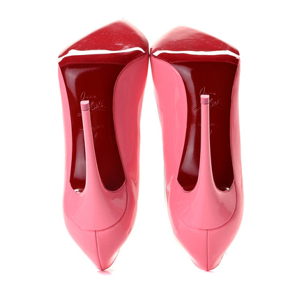 Christian Louboutin Patent Hot Chick 100 Pumps 37 Bubble Gum 7 of 10