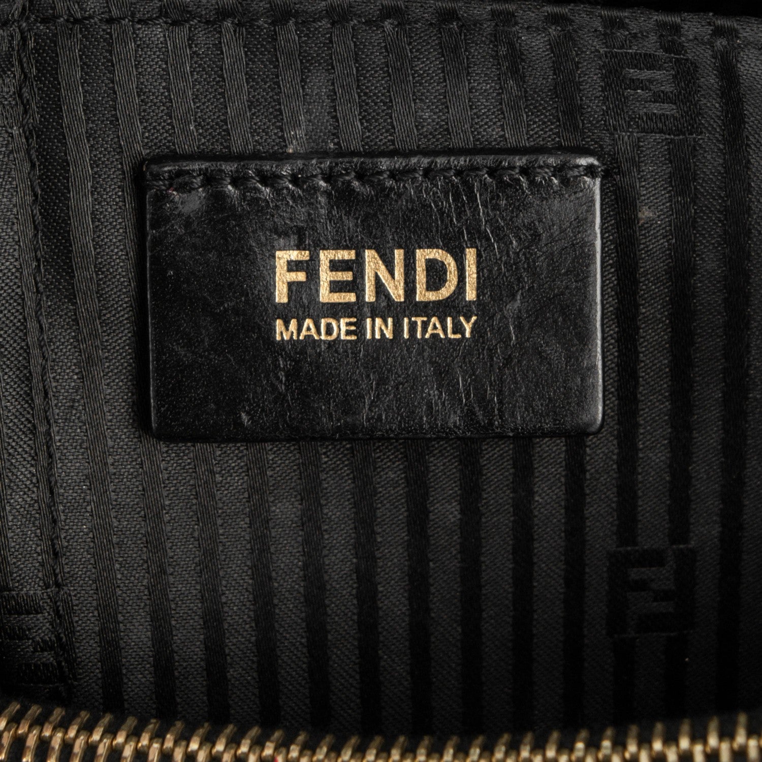 Fendi Vitello Elite Regular 2Jours Tote Black 6 of 7