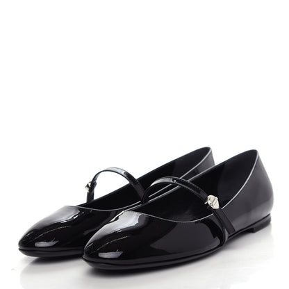 Louis Vuitton Patent Uniformes Ballet Flats 37 Black 3 of 10