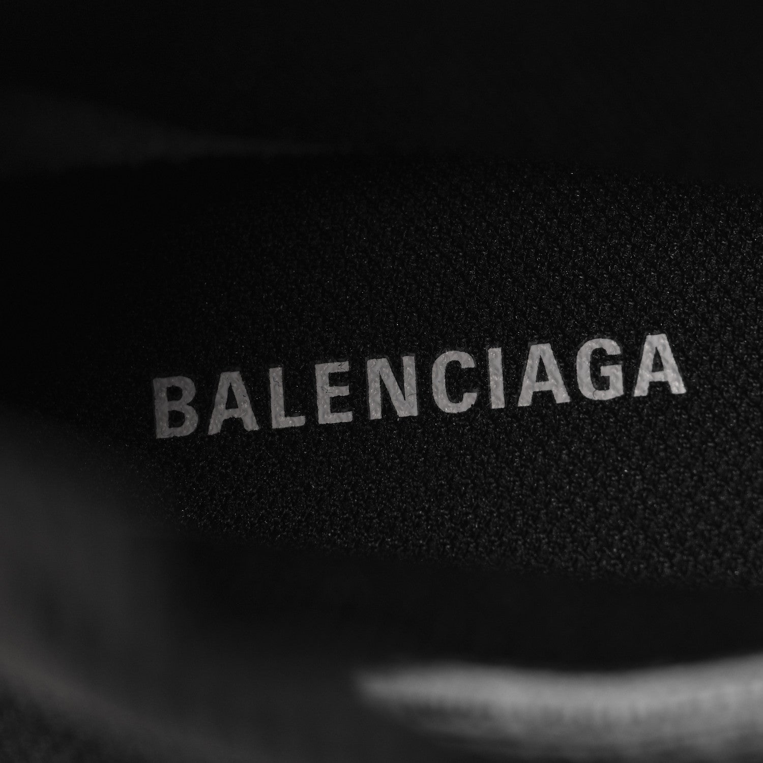 Balenciaga Neoprene Knit Womens Speed Sneakers 39 Black White 8 of 8