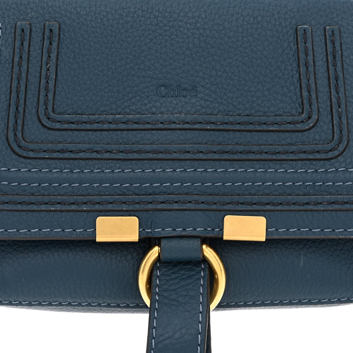 Calfskin Marcie Convertible Belt Bag Royal Navy
