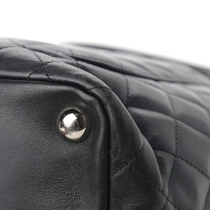 Chanel Calfskin Quilted Medium Cambon Tote Black White 10 of 26