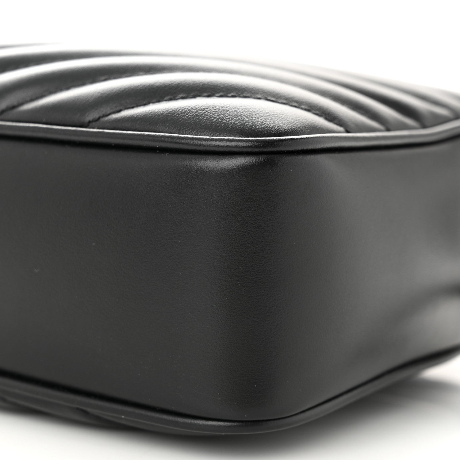 Saint Laurent Calfskin Matelasse Monogram Lou Camera Bag Black 10 of 11