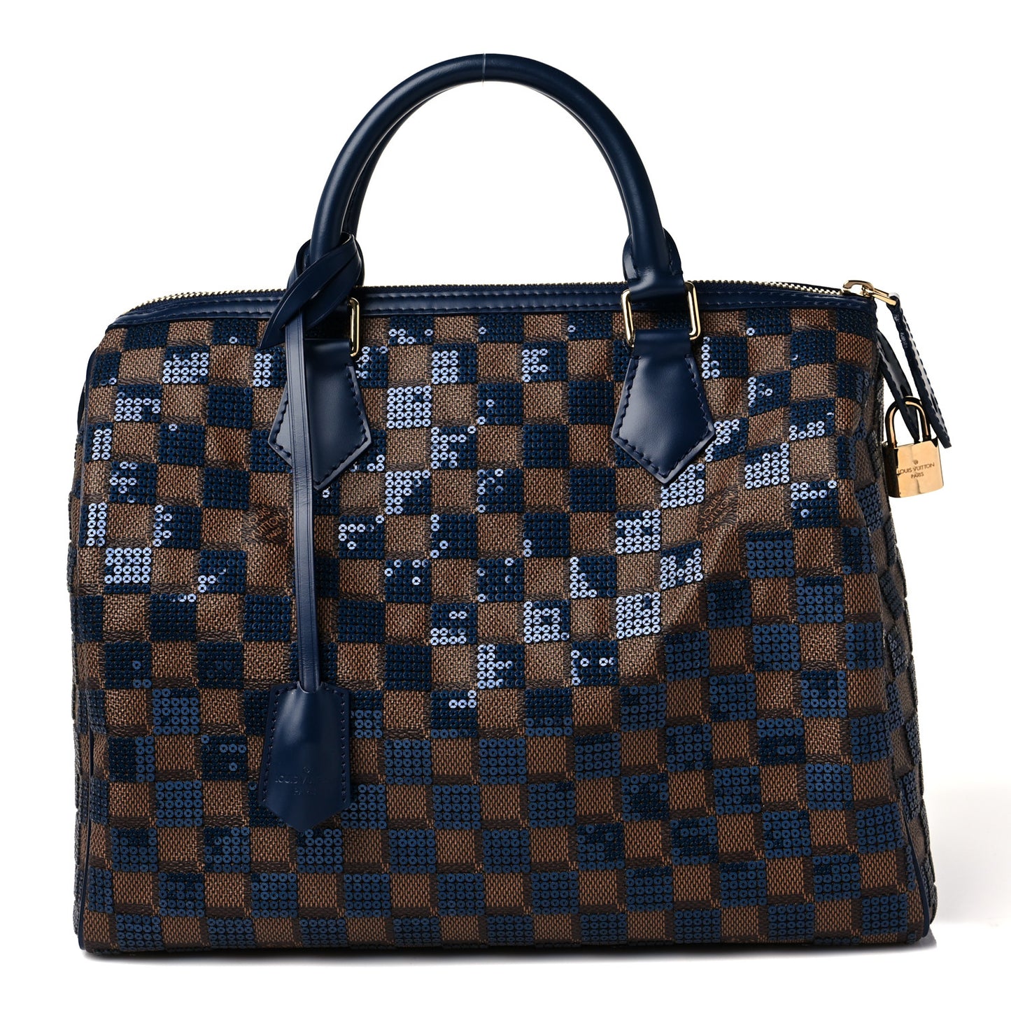 Damier Paillettes Speedy 30 Blue