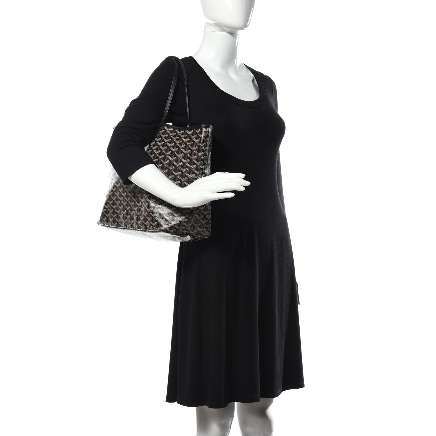 Goyard Goyardine Saint Louis PM Black 2 of 13