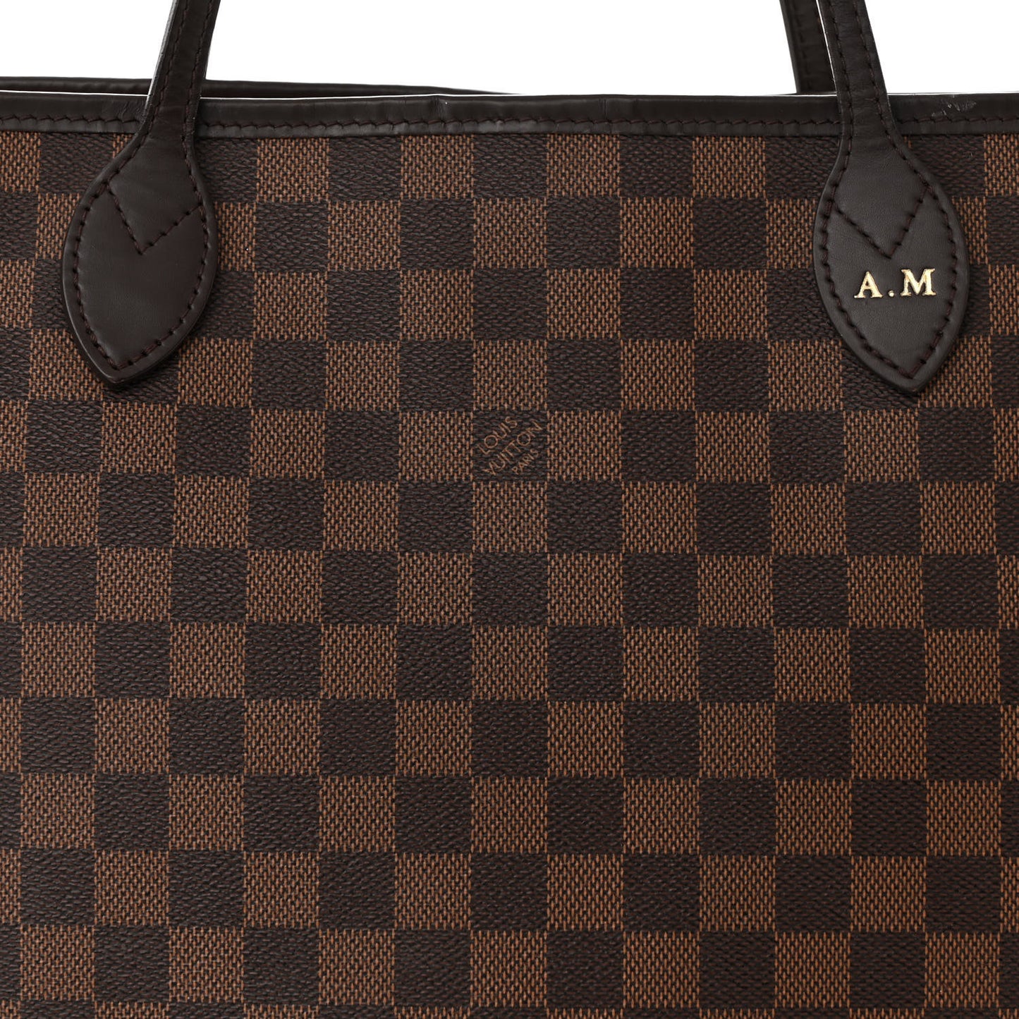 Damier Ebene Neo Neverfull MM Rose Ballerine
