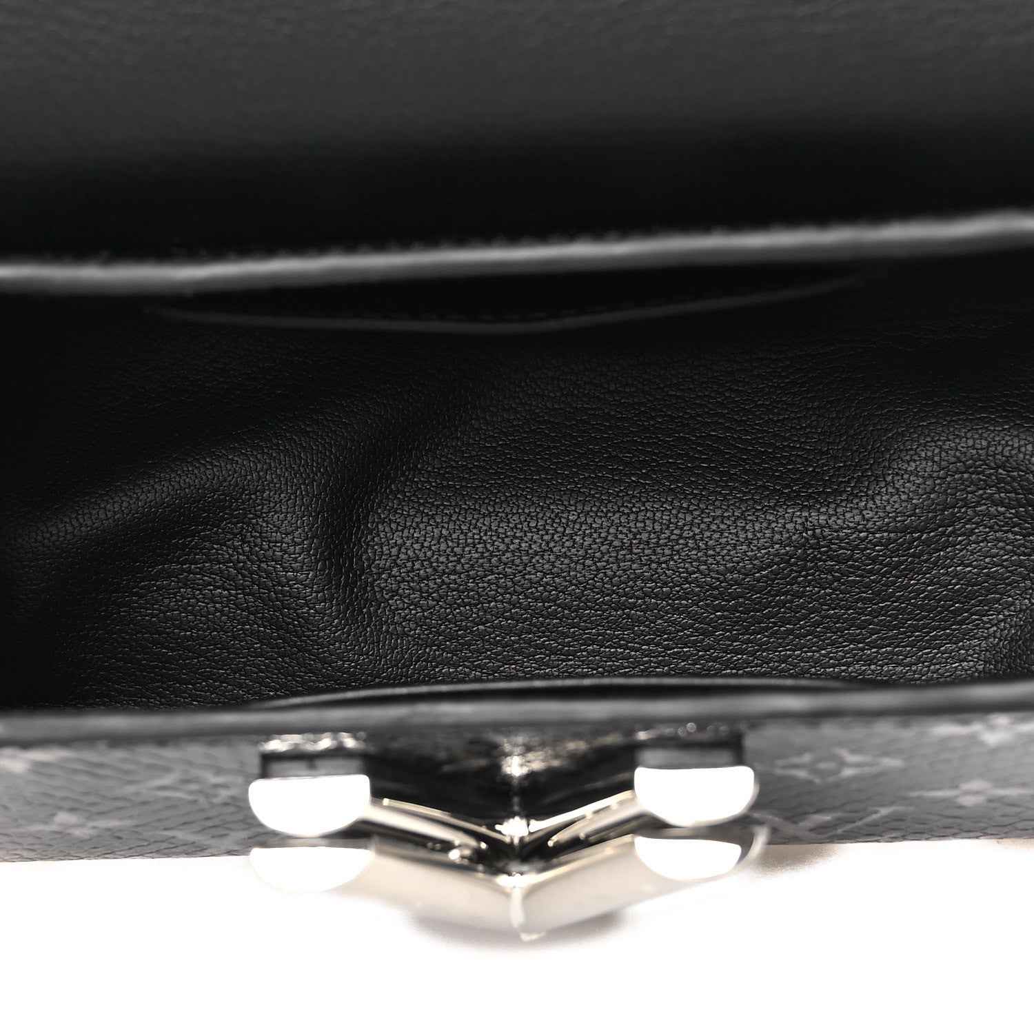 Louis Vuitton Snakeskin Monogram Twist Shoulder Bag PM Black 6 of 12