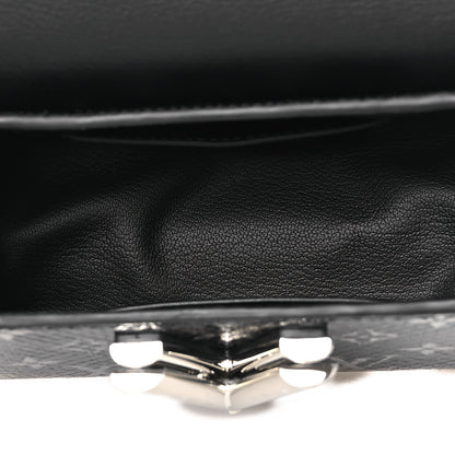 Louis Vuitton Snakeskin Monogram Twist Shoulder Bag PM Black 6 of 12