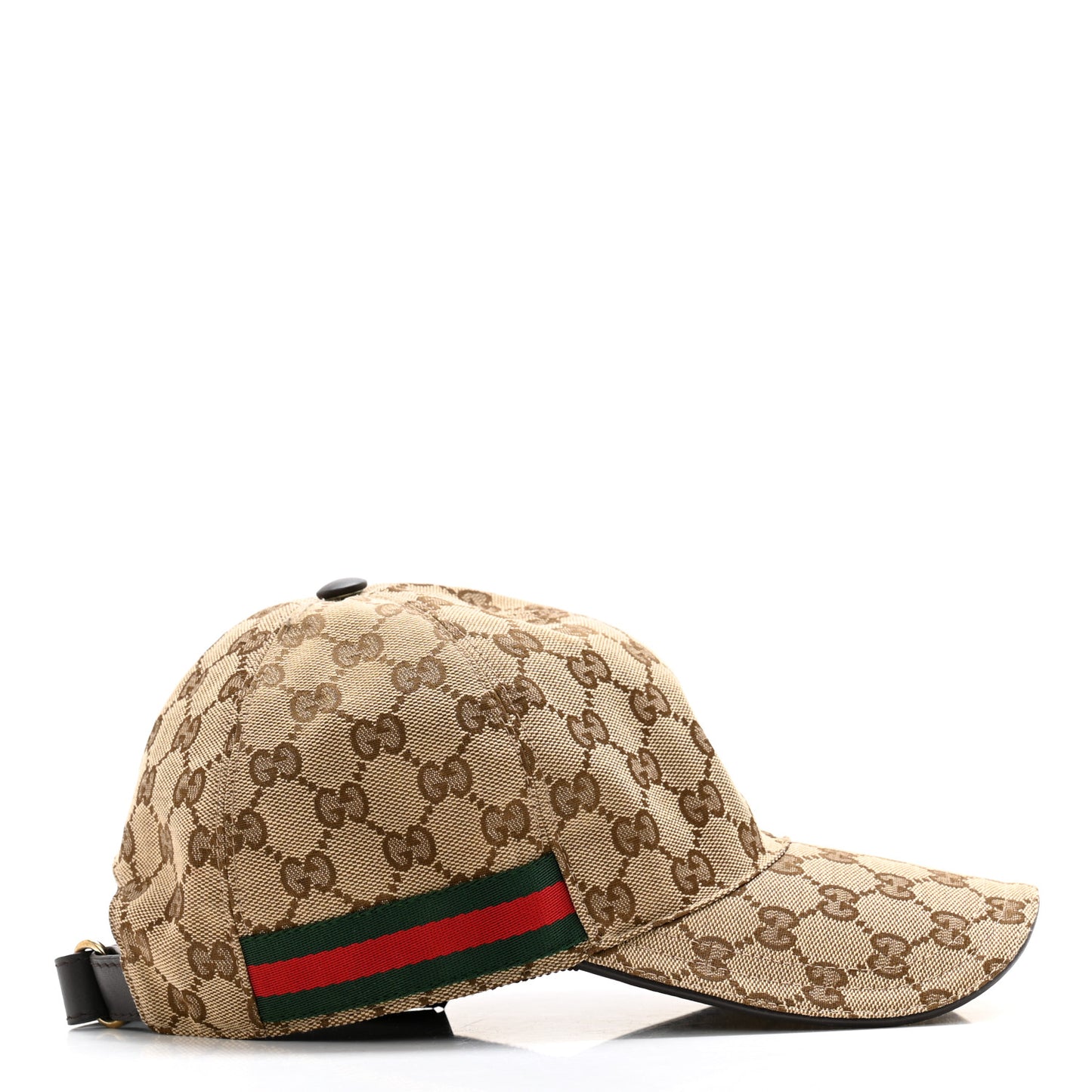 Monogram Web Baseball Hat M Beige Cocoa