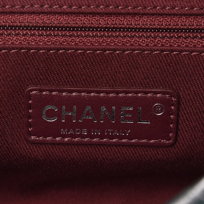 Chanel Glazed Calfskin Quilted Medium Duo Color Flap Dark Green 7 of 11