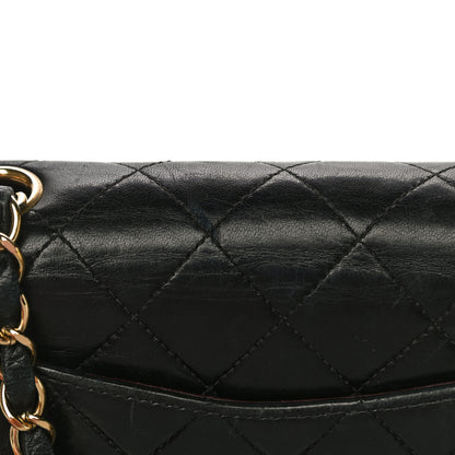 Chanel Lambskin Quilted Mini Square Flap Bag Black 28 of 35