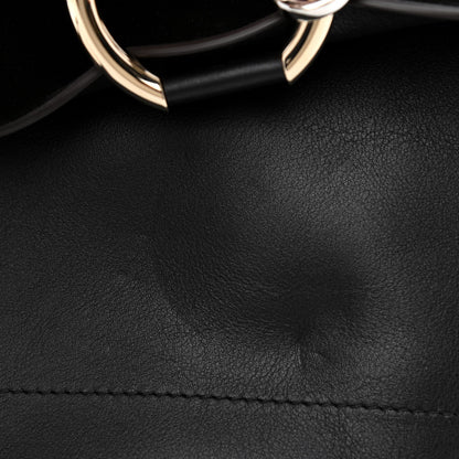 Chloe Suede Calfskin Small Faye Backpack Black 12 of 13