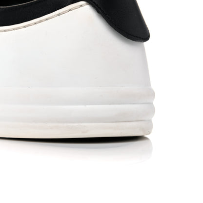 Chanel Calfskin Womens CC Sneakers 39.5 Black White 13 of 16