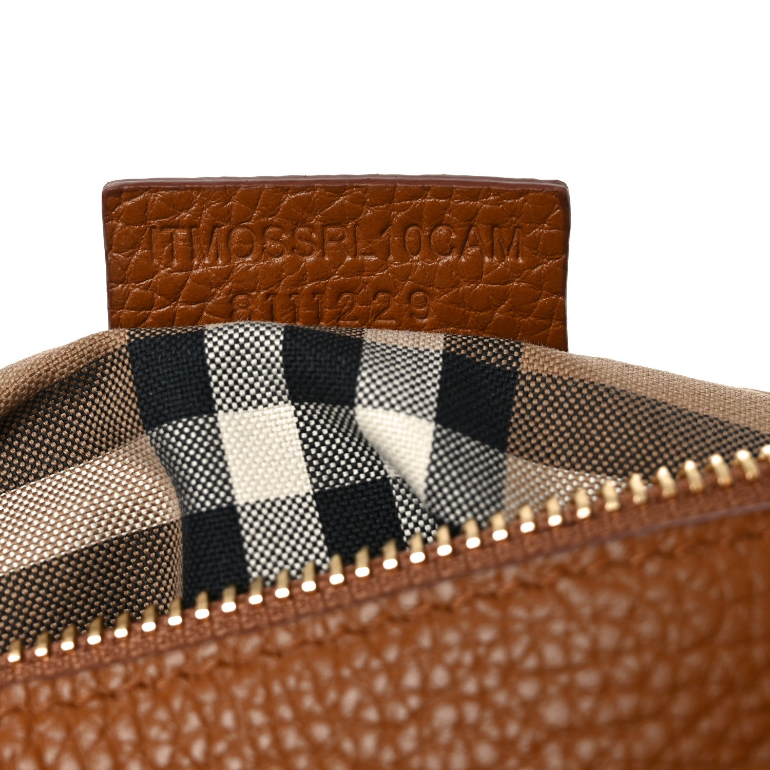 Burberry Grained Calfskin All Soft Sling Shoulder Bag Brown 7 of 10