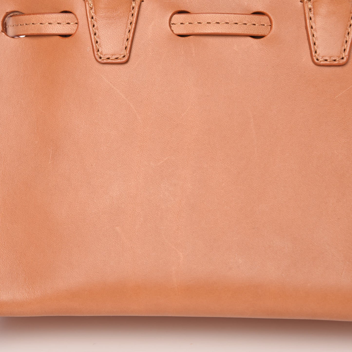 Calfskin Mini Mini Sun Bag Cammello