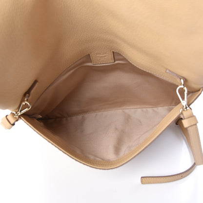 MCM Visetos Corina Foldover Crossbody Bag Latte Beige 5 of 10