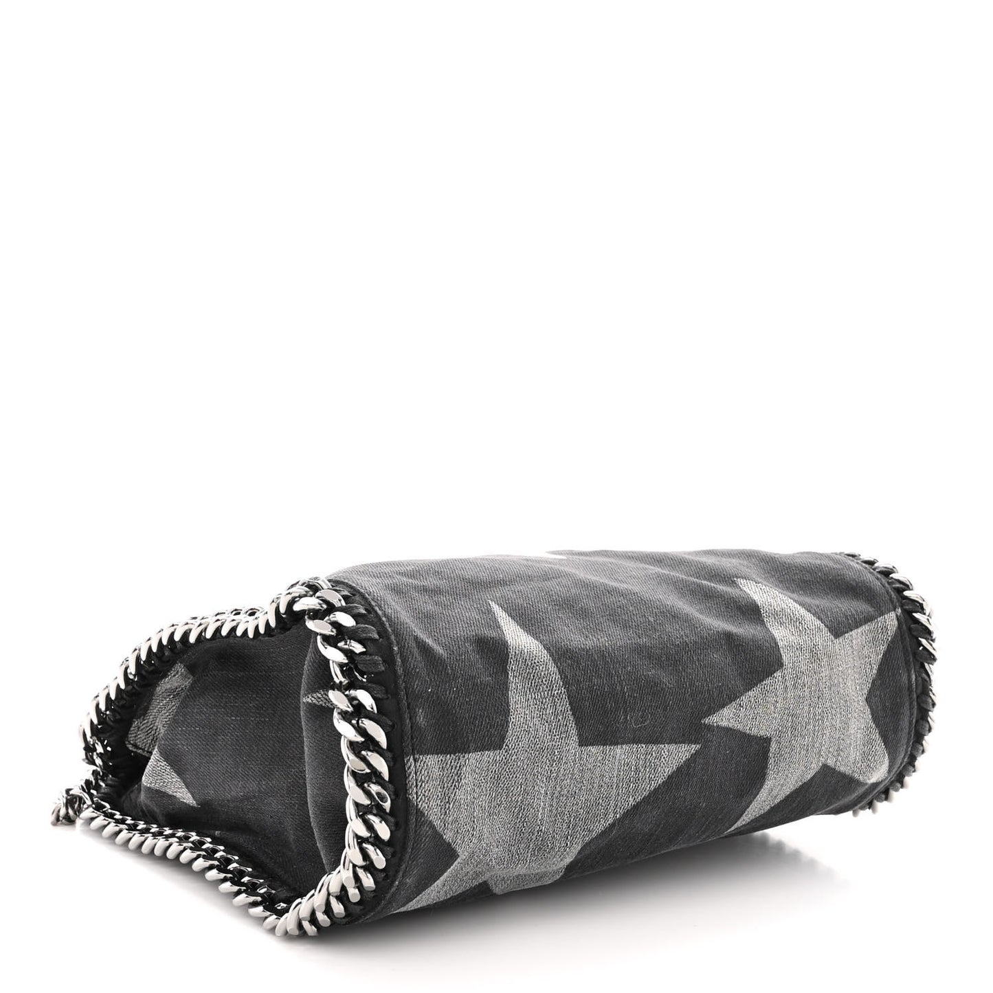 Denim Star Mini Falabella Tote Black