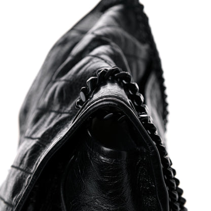 Saint Laurent Crinkled Calfskin Matelasse Monogram Medium Niki Chain Satchel Black 15 of 15