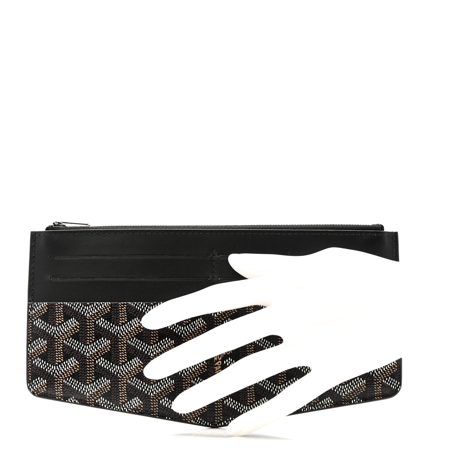 Goyard Goyardine Insert Louise Wallet Black 2 of 8