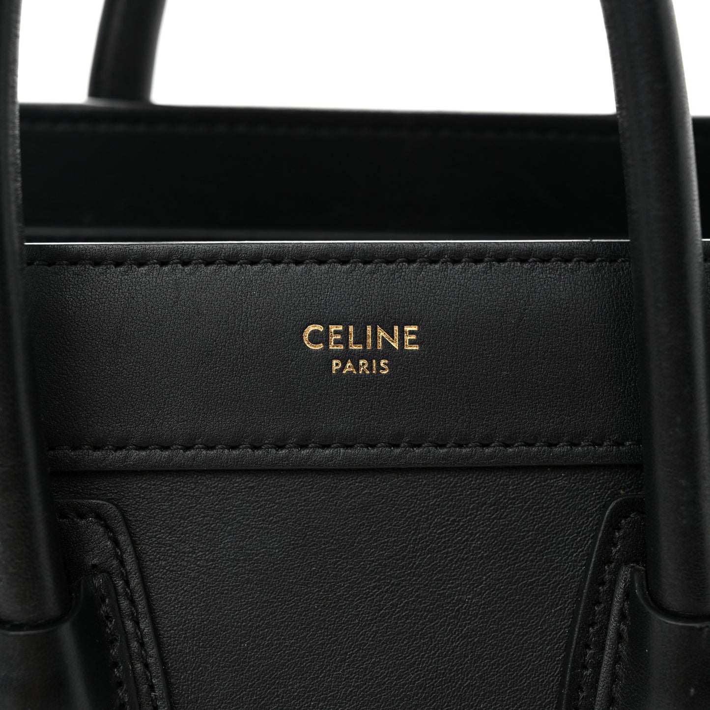 Smooth Calfskin Nano Luggage Black