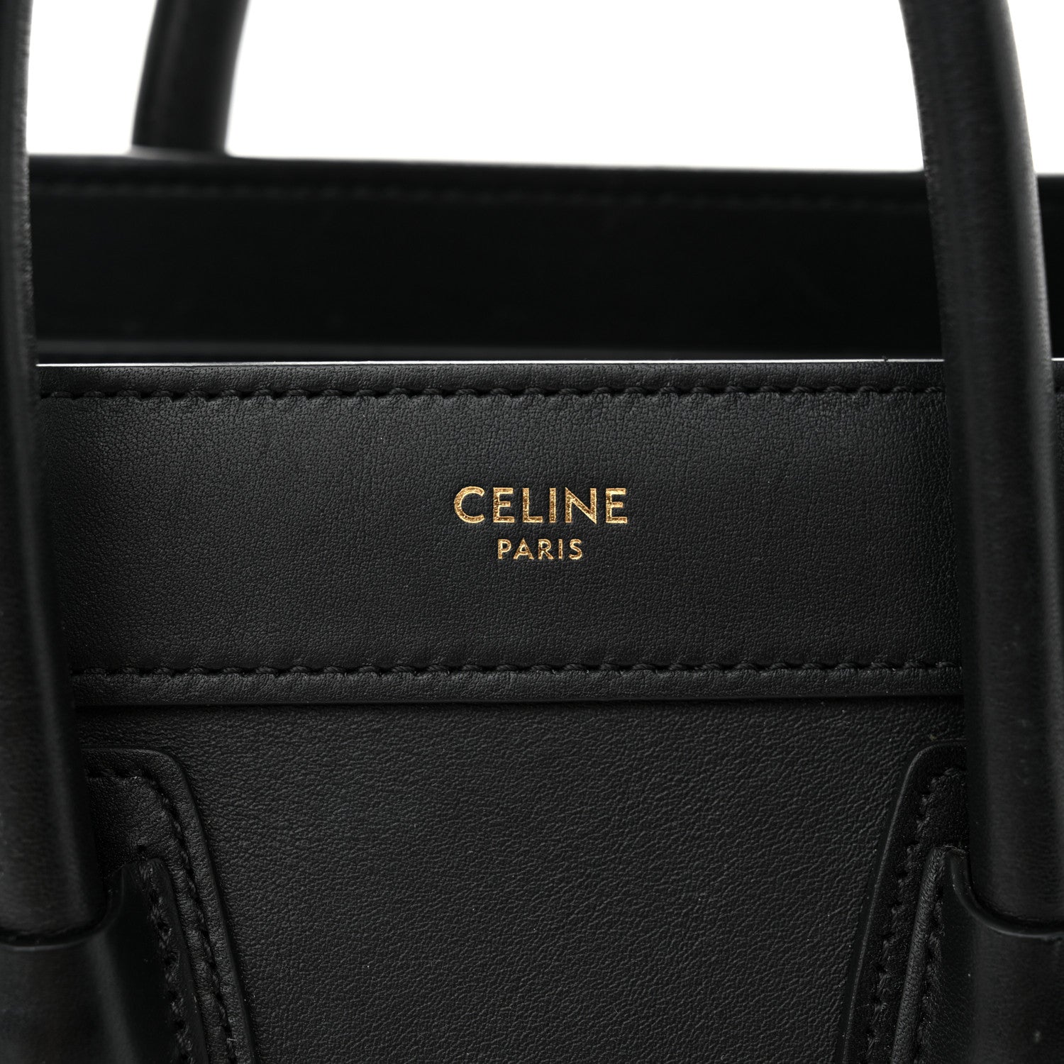 Celine Smooth Calfskin Nano Luggage Black 7 of 13