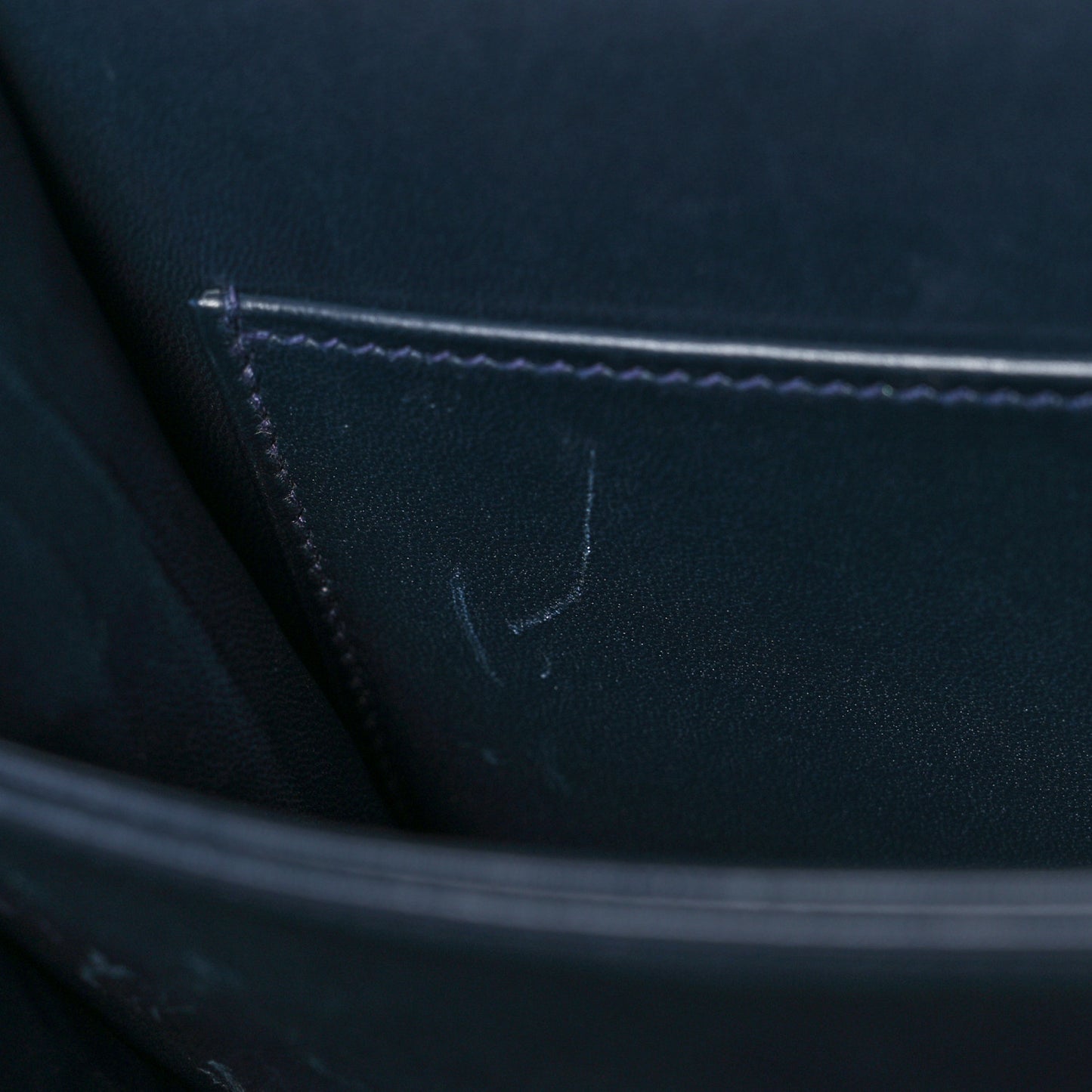 Shiny Alligator Lizard Constance 18 Bleu Marine Ombre