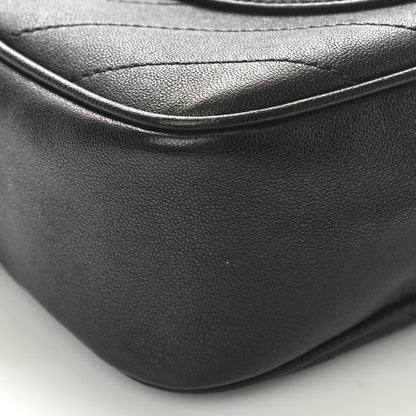 Gucci Sakai Be Green Calfskin Diagonal Stitched Small Blondie Shoulder Bag Black 9 of 10