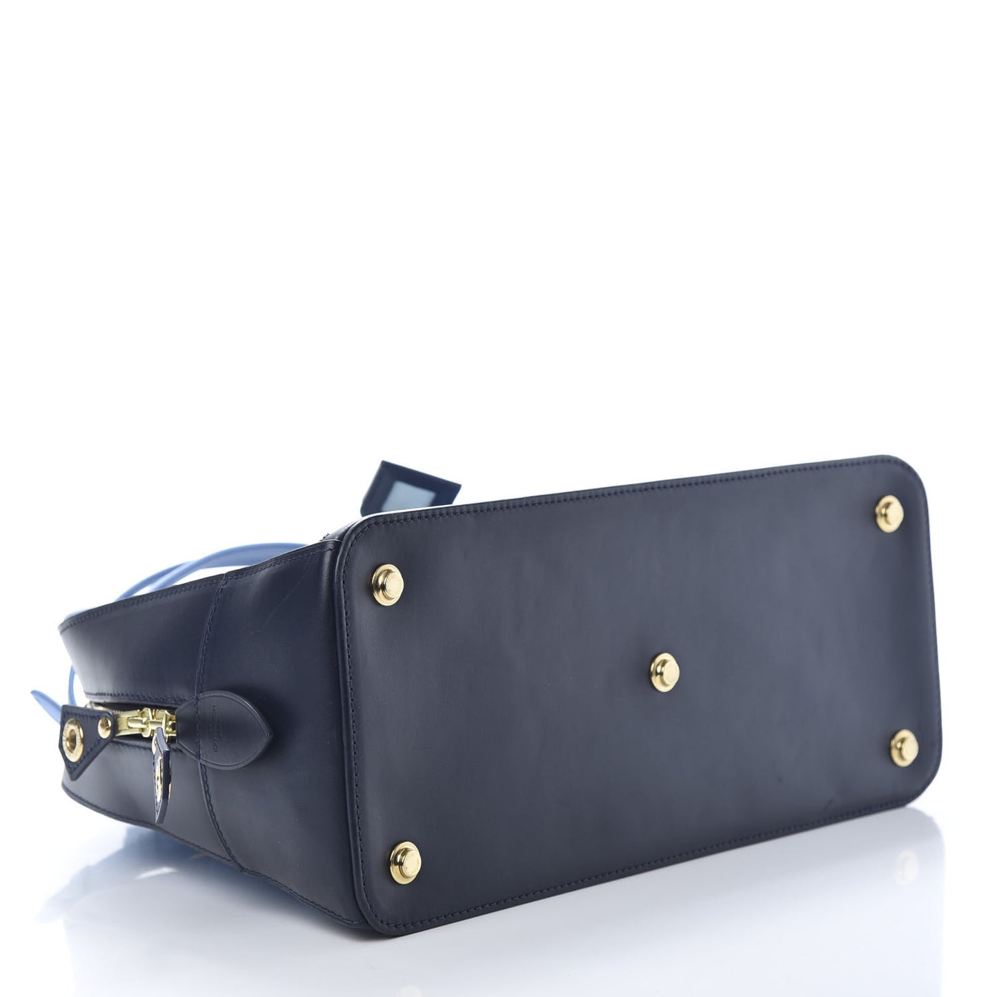 Box Calfskin Dora MM Tote Bleuet