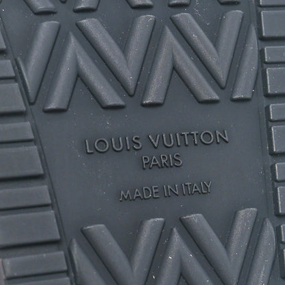 Louis Vuitton Metallic Calfskin Monogram Embossed Bom Dia Flat Mule Sandals 39 Silver 8 of 8