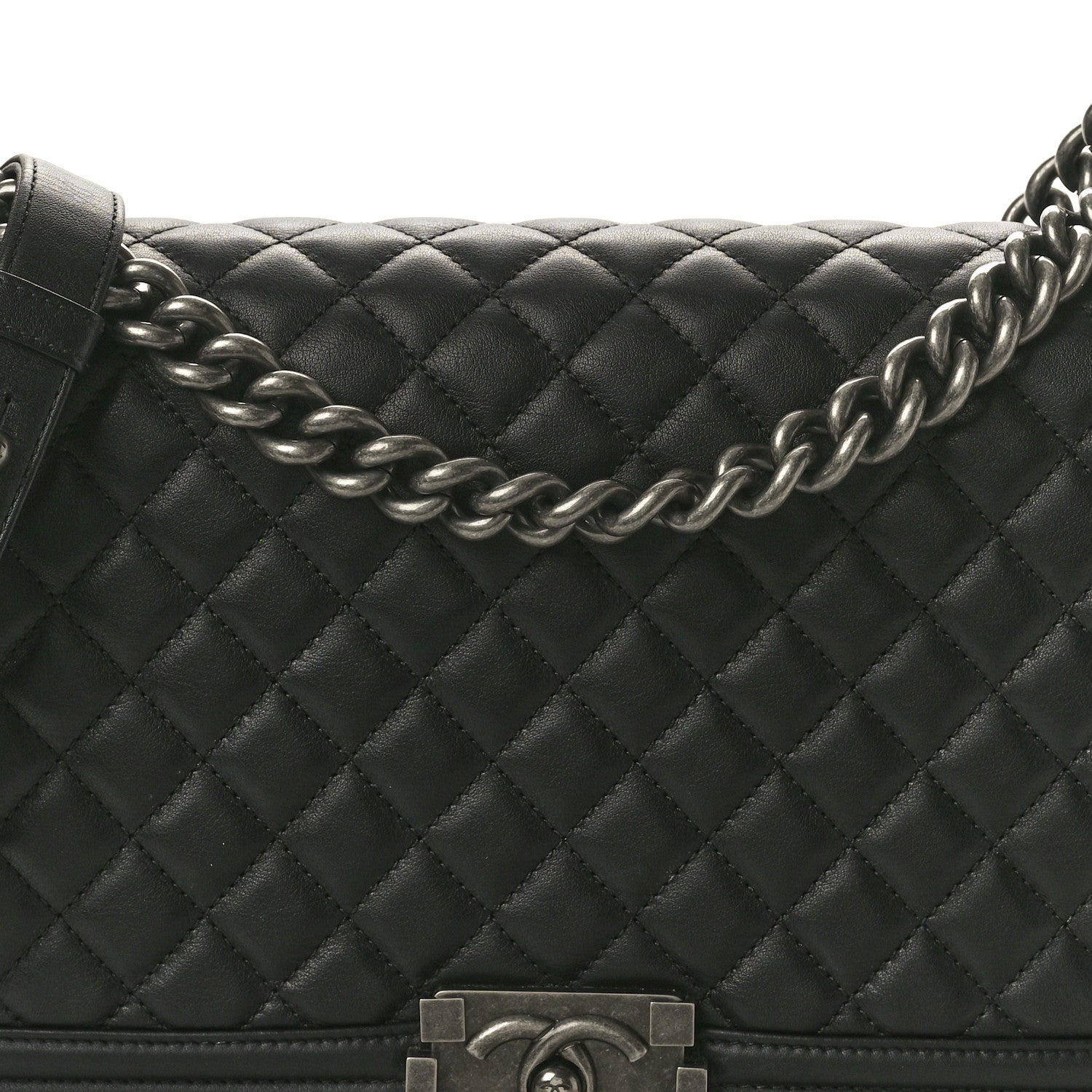 Chanel Calfskin Quilted New Medium Boy Flap Black 8 of 14