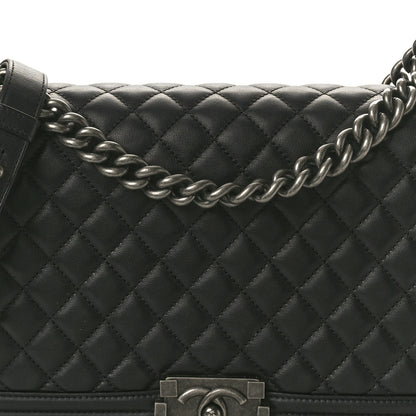 Chanel Calfskin Quilted New Medium Boy Flap Black 8 of 14