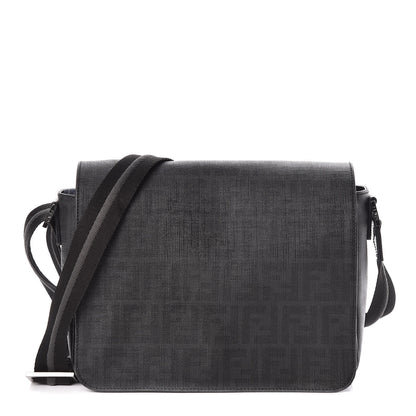 Fendi Zucca Spalmati Messenger Black 1 of 14