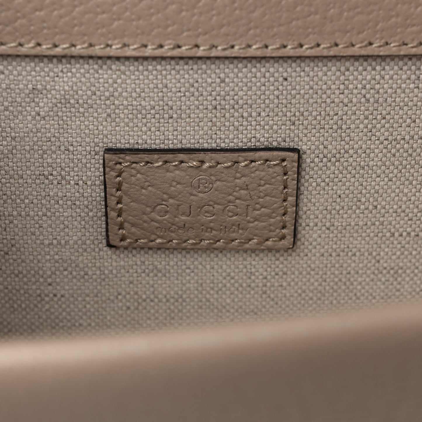 GG Supreme Monogram Textured Dollar Calfskin Small Rectangular Dionysus Shoulder Bag Beige Mystic White Oatmeal