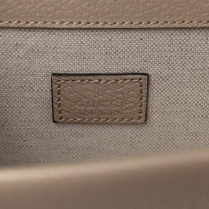 Gucci GG Supreme Monogram Textured Dollar Calfskin Small Rectangular Dionysus Shoulder Bag Beige Mystic White Oatmeal 6 of 11