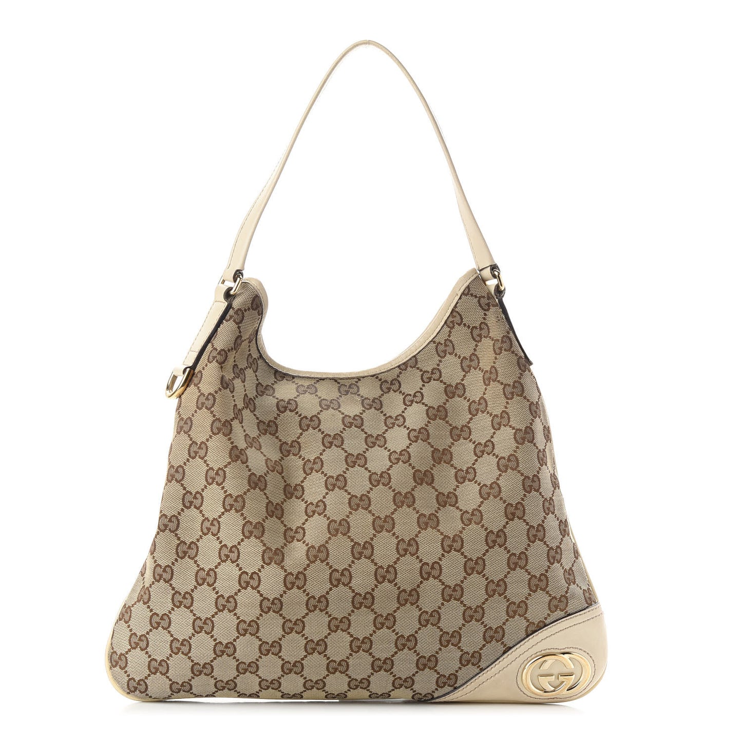 Monogram Medium New Britt Hobo Off White