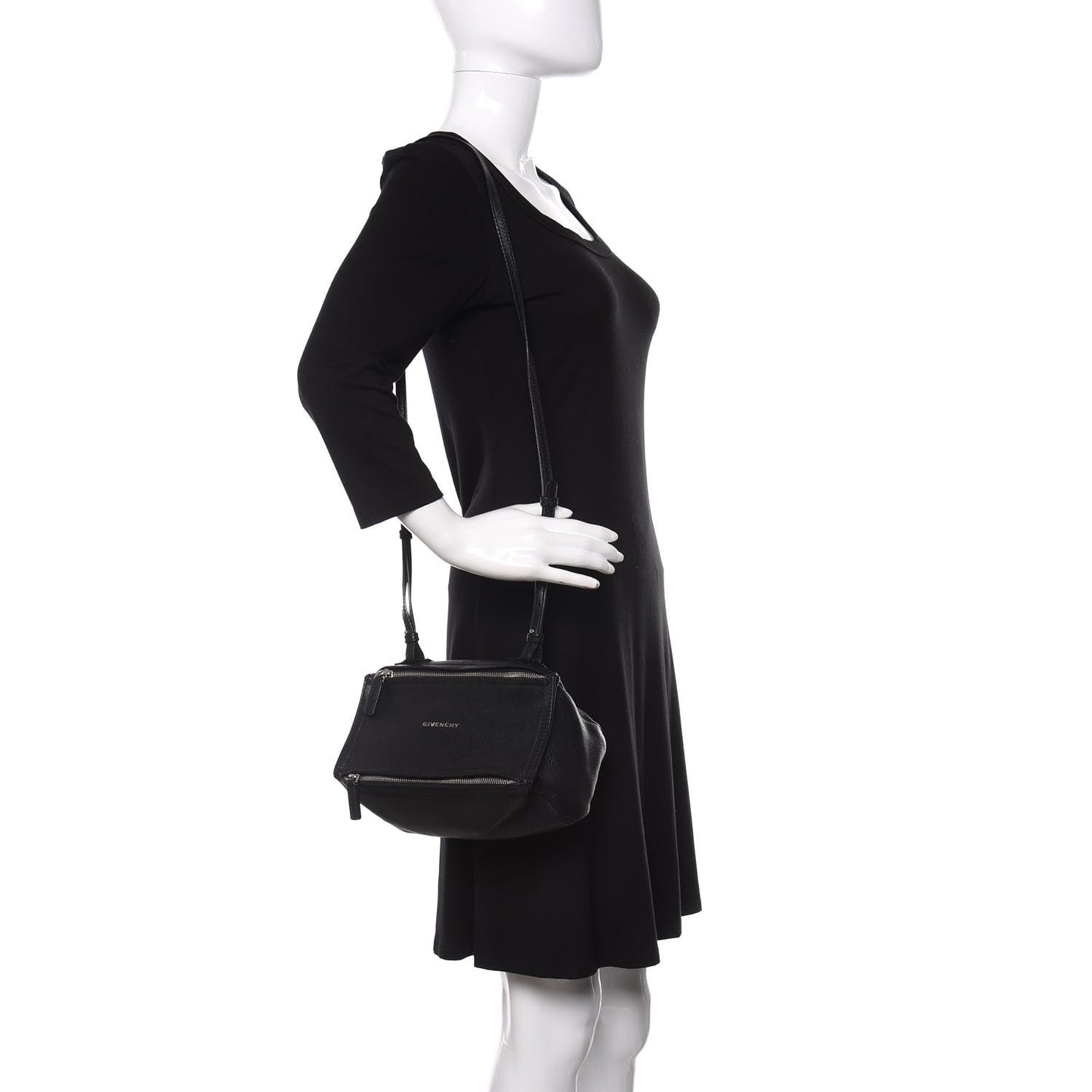 Sugar Goatskin Mini Pandora Black
