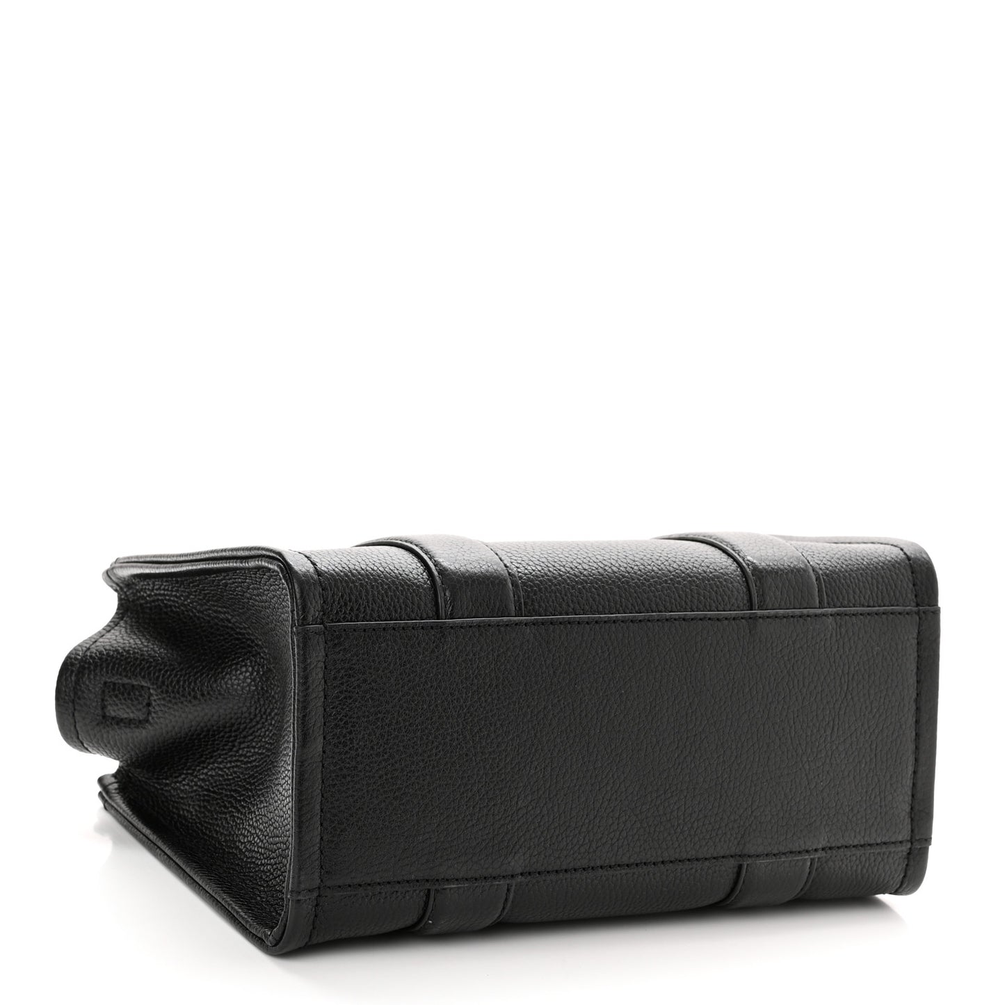 Grained Calfskin Small The Tote Bag Black