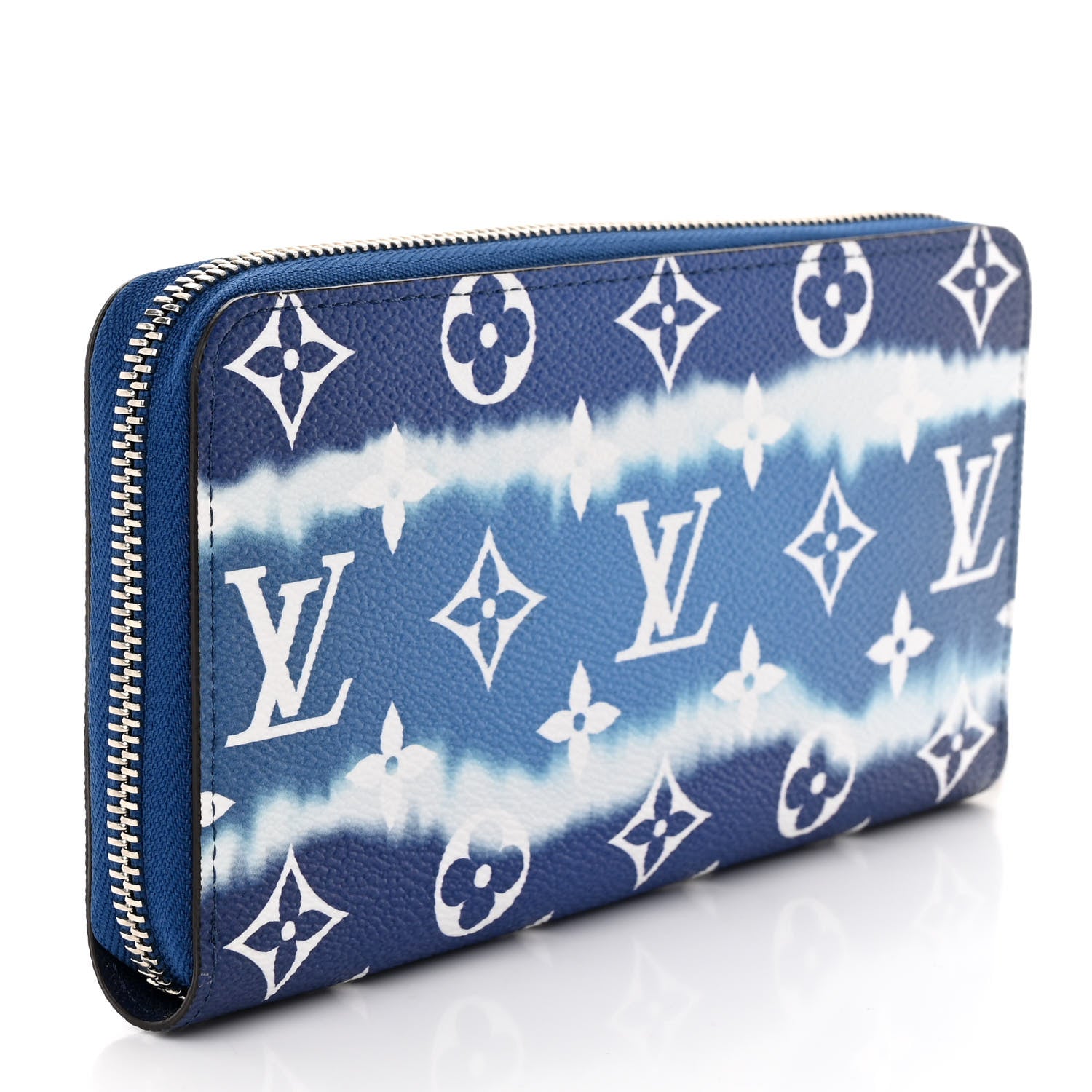 Louis Vuitton Monogram Escale Zippy Wallet Blue 3 of 8