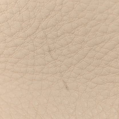 Valentino Garavani Grained Calfskin Small Rockstud Flip Lock Tote Light Ivory Rubino 12 of 12